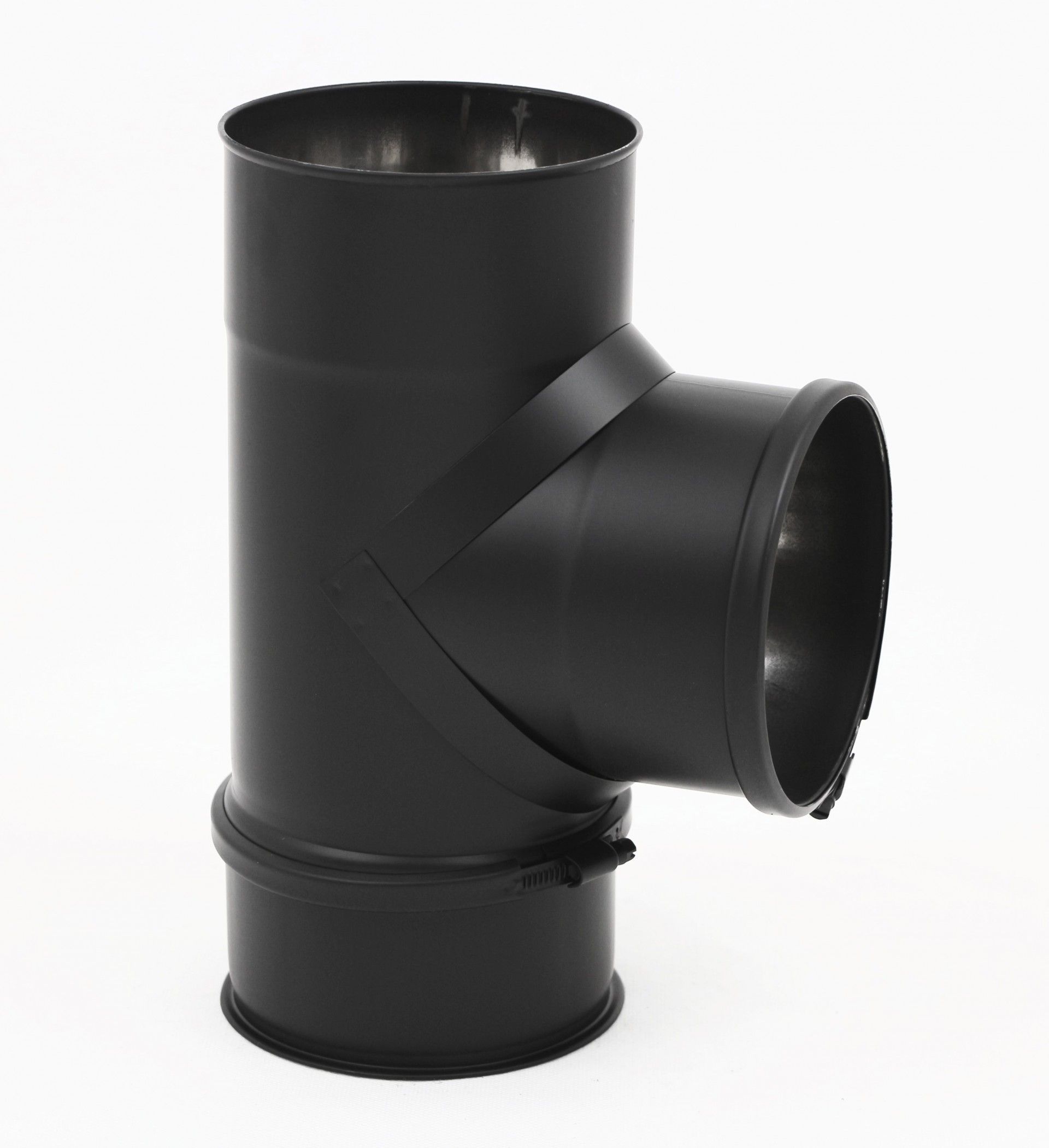 Tê com Tampo 90º Inox Negro Diam.120