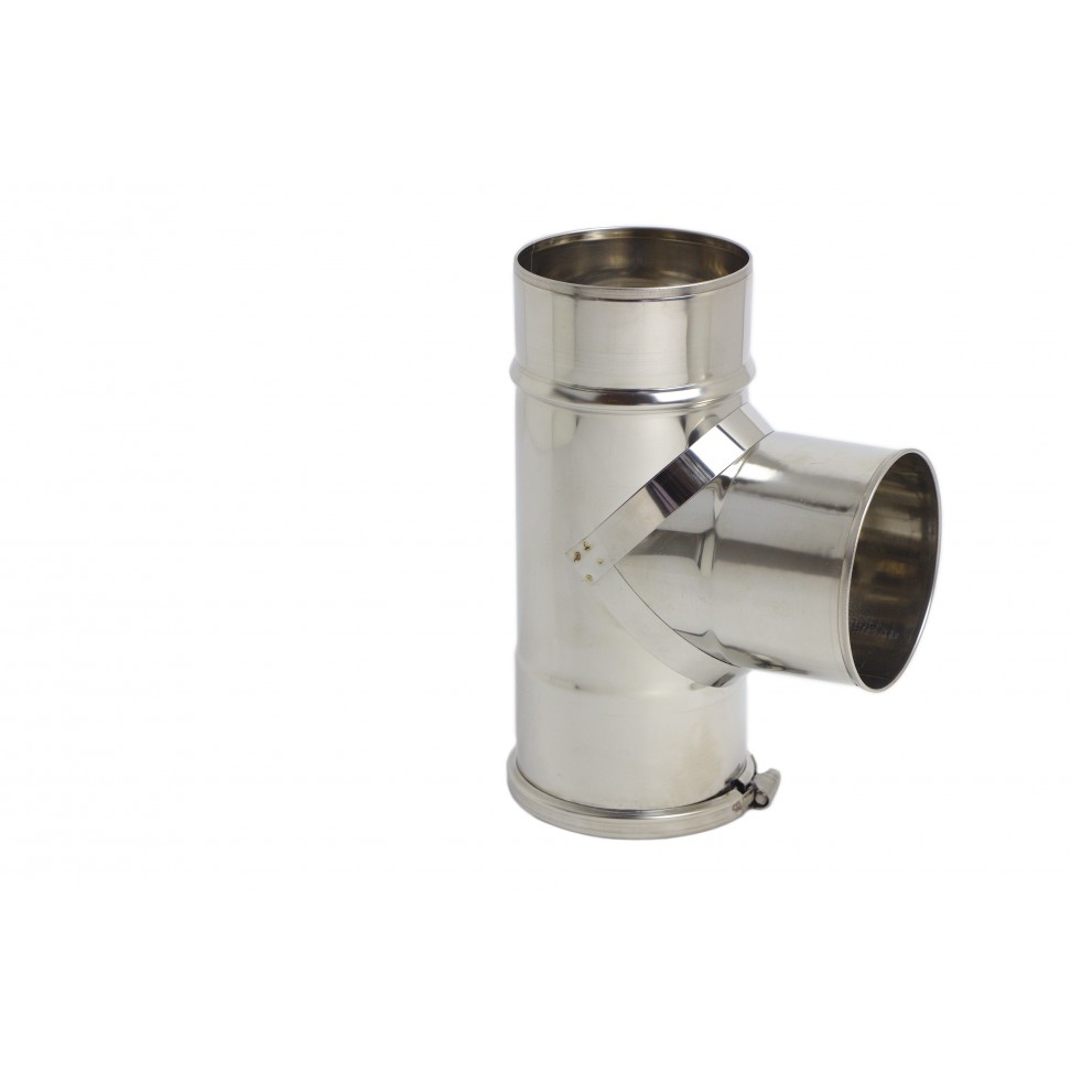 T� com Tampo Inox 90� D80mm
