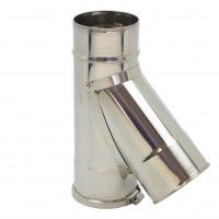 Tê com Tampo 45º (Forq) Inox 304 05 Diam.80 Tê com Tampo 45º (Forq) Inox 304 05 Diam.80