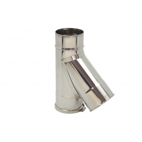 Tê com Tampo 45º (Forq) Inox 304 05 Diam.80 Tê com Tampo 45º (Forq) Inox 304 05 Diam.80