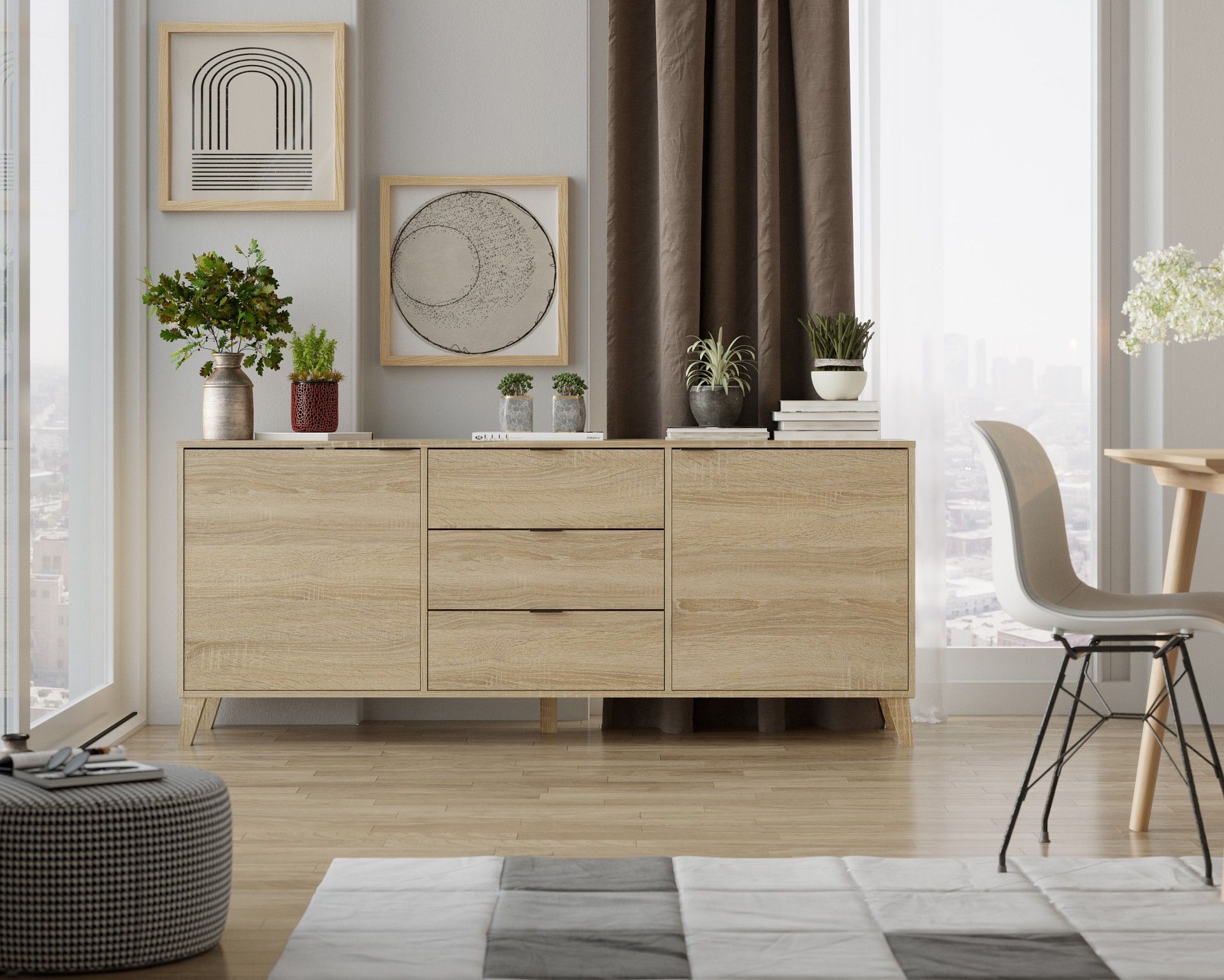 Aparador Chicago 77x180x40cm