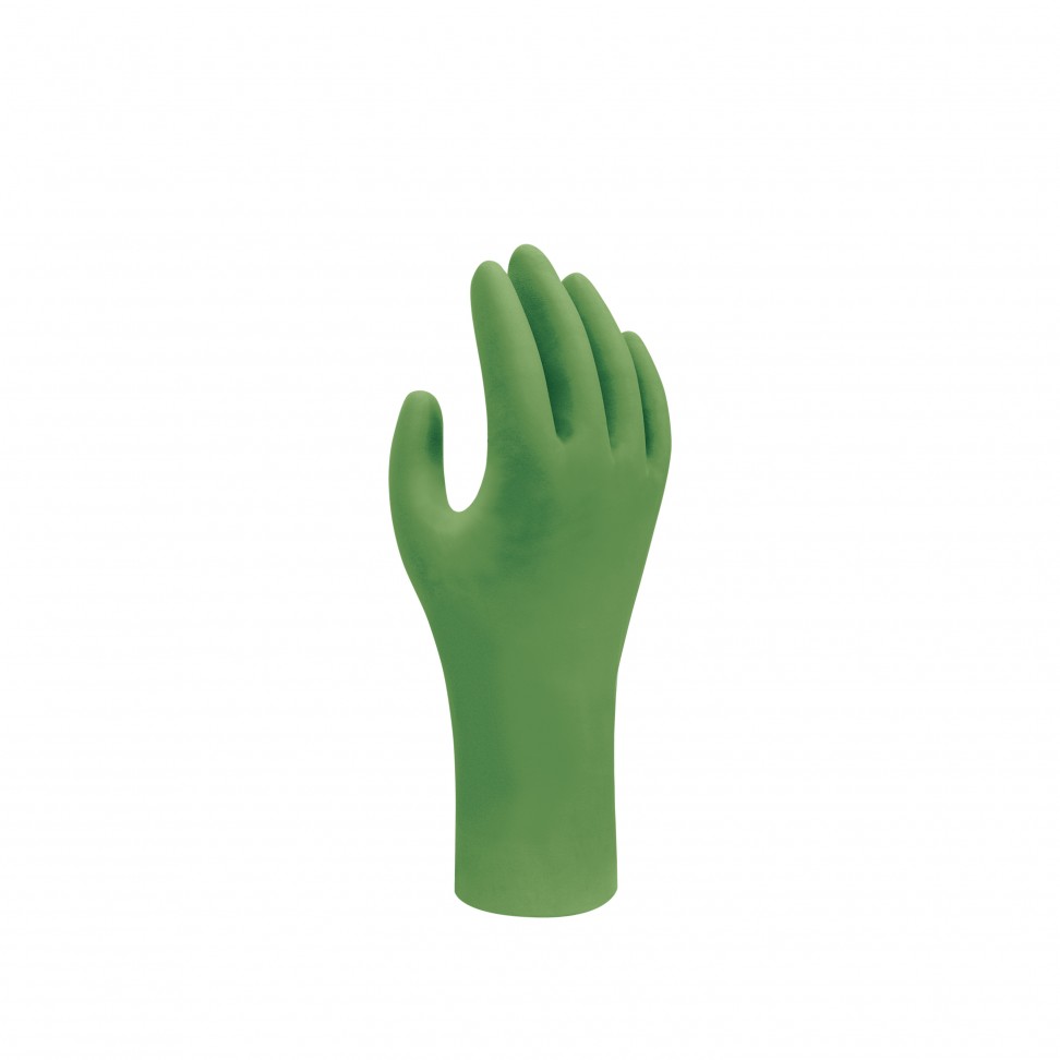 Luva Descart�vel Bio Verde 6110pf L 100un