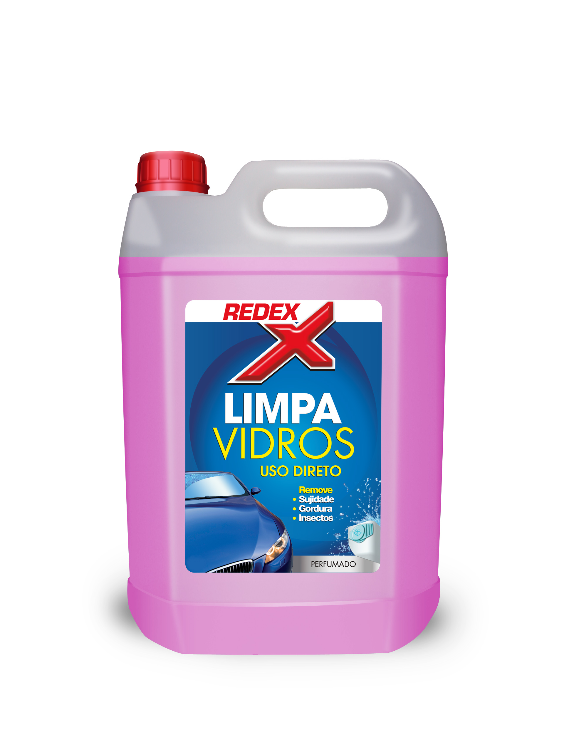 Redex Limpa Vidros Rosa 5l