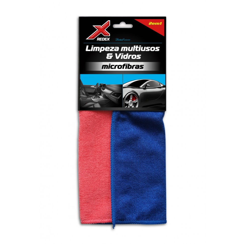 Redex Pano Limpeza Multiusos+Pano Vidros
