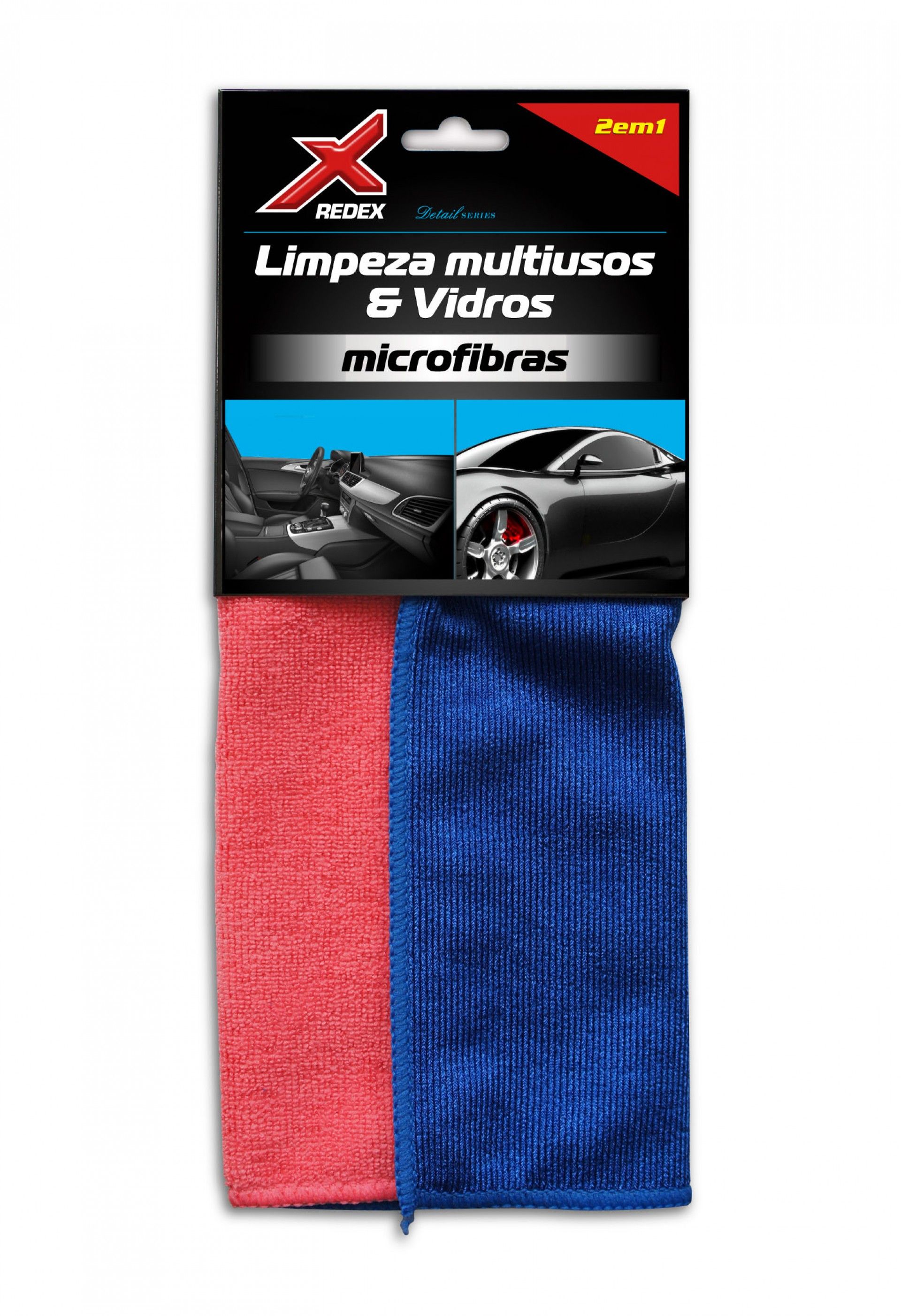 Redex Pano Limpeza Multiusos+Pano Vidros