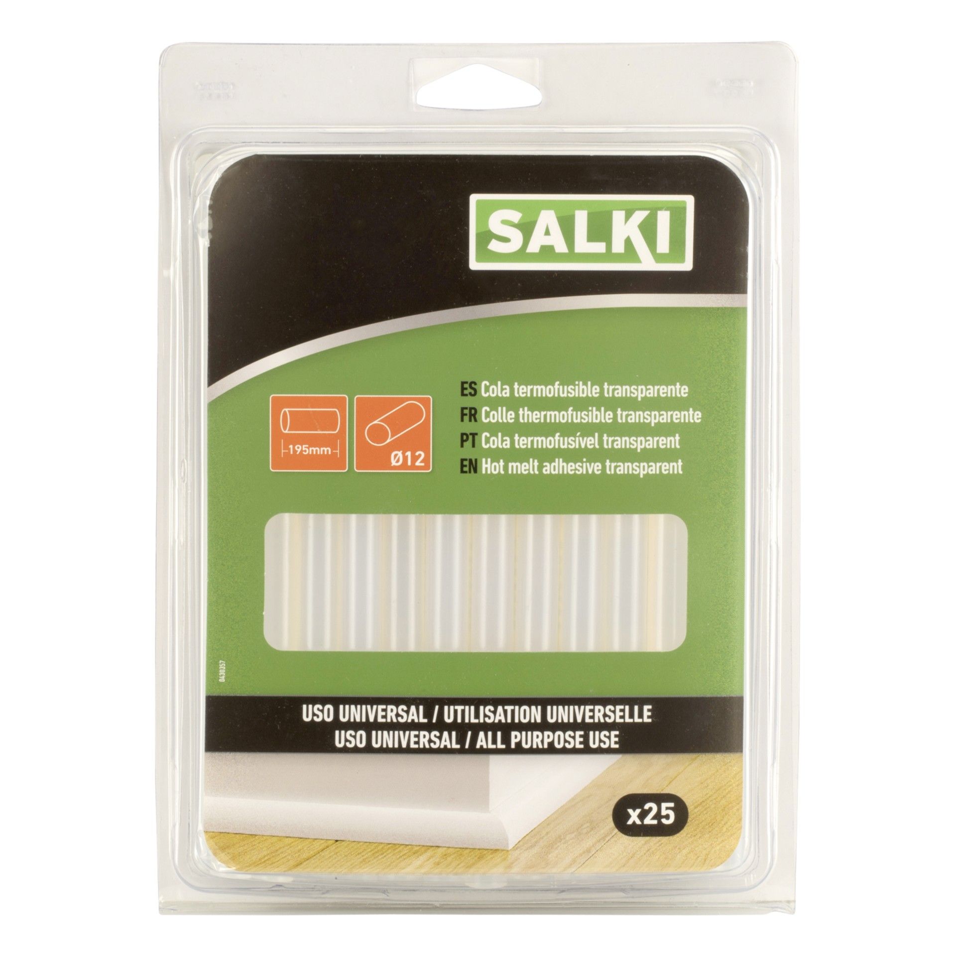 Cola Termofusível Transp. Ø 12mm (500gr)