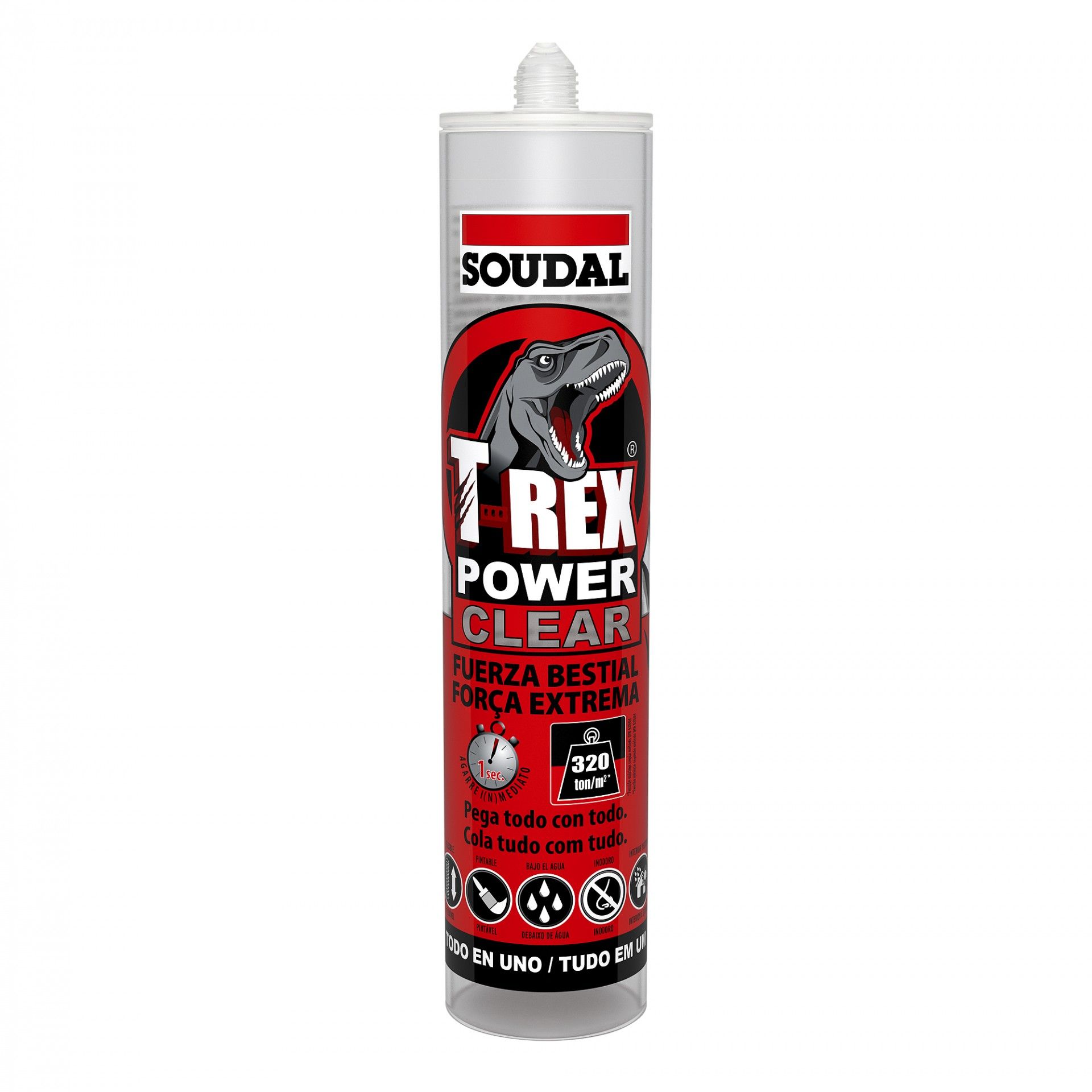 Cola & Veda T-REX POWER Transparente 290ml