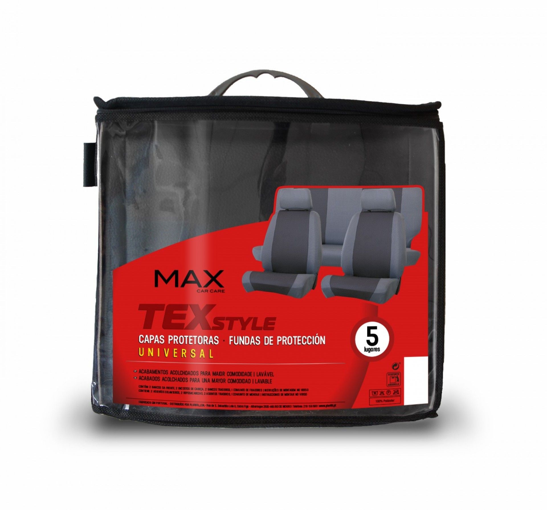 Max Capa Bancos Textstyle 5 Lugares