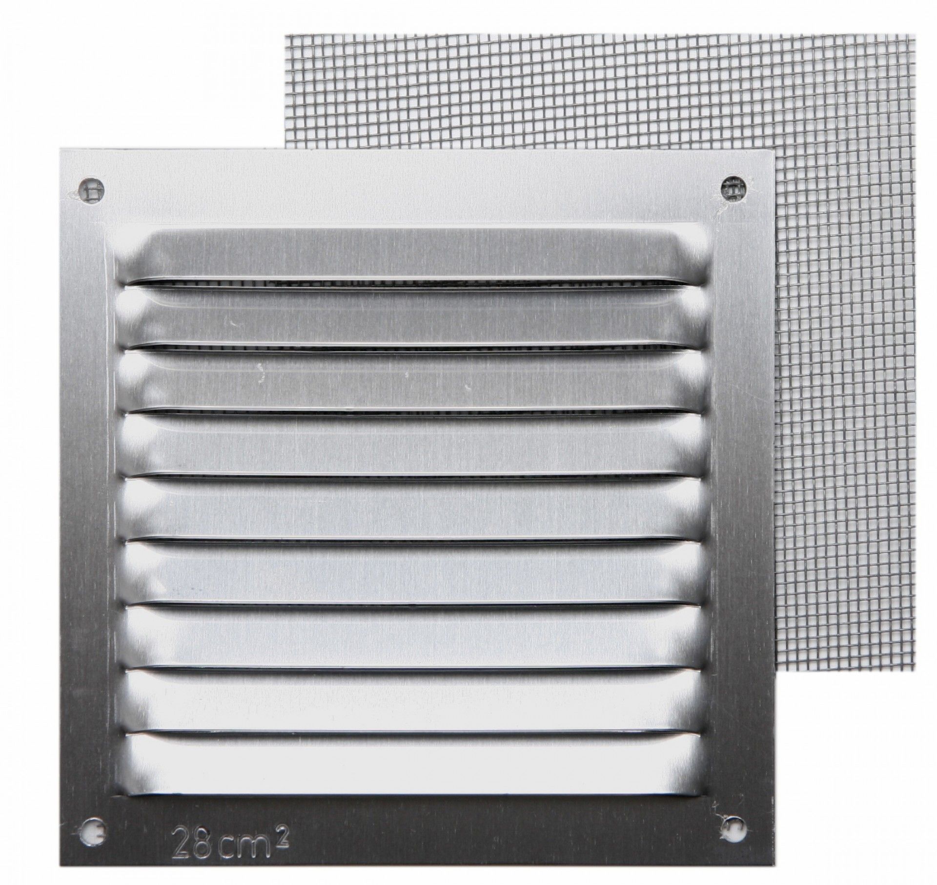 Grelha Mosquiteiro Maxmat Alumínio 10x10 Cm