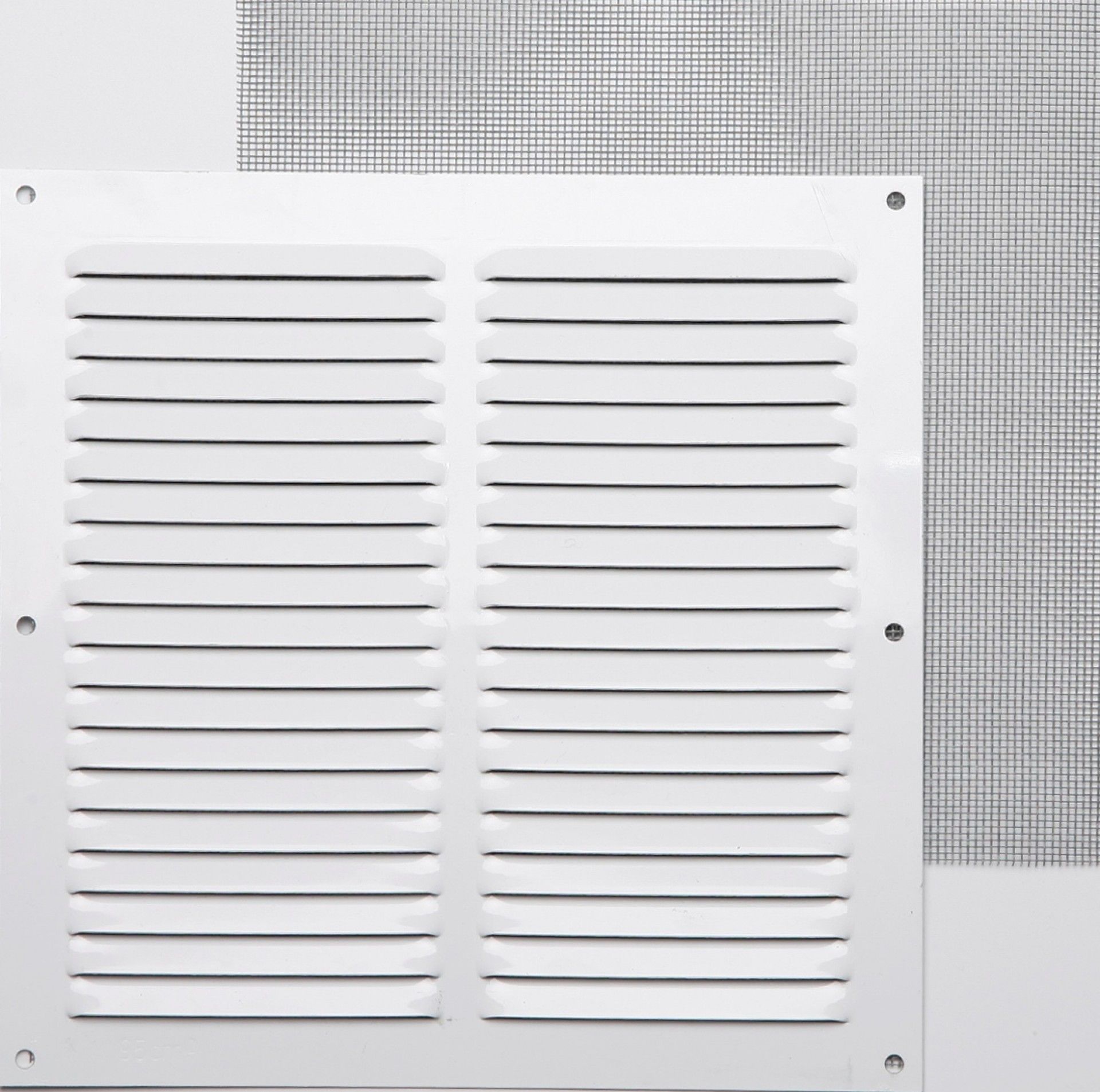 Grelha Mosquiteiro Maxmat Lacada Branca 20x20
