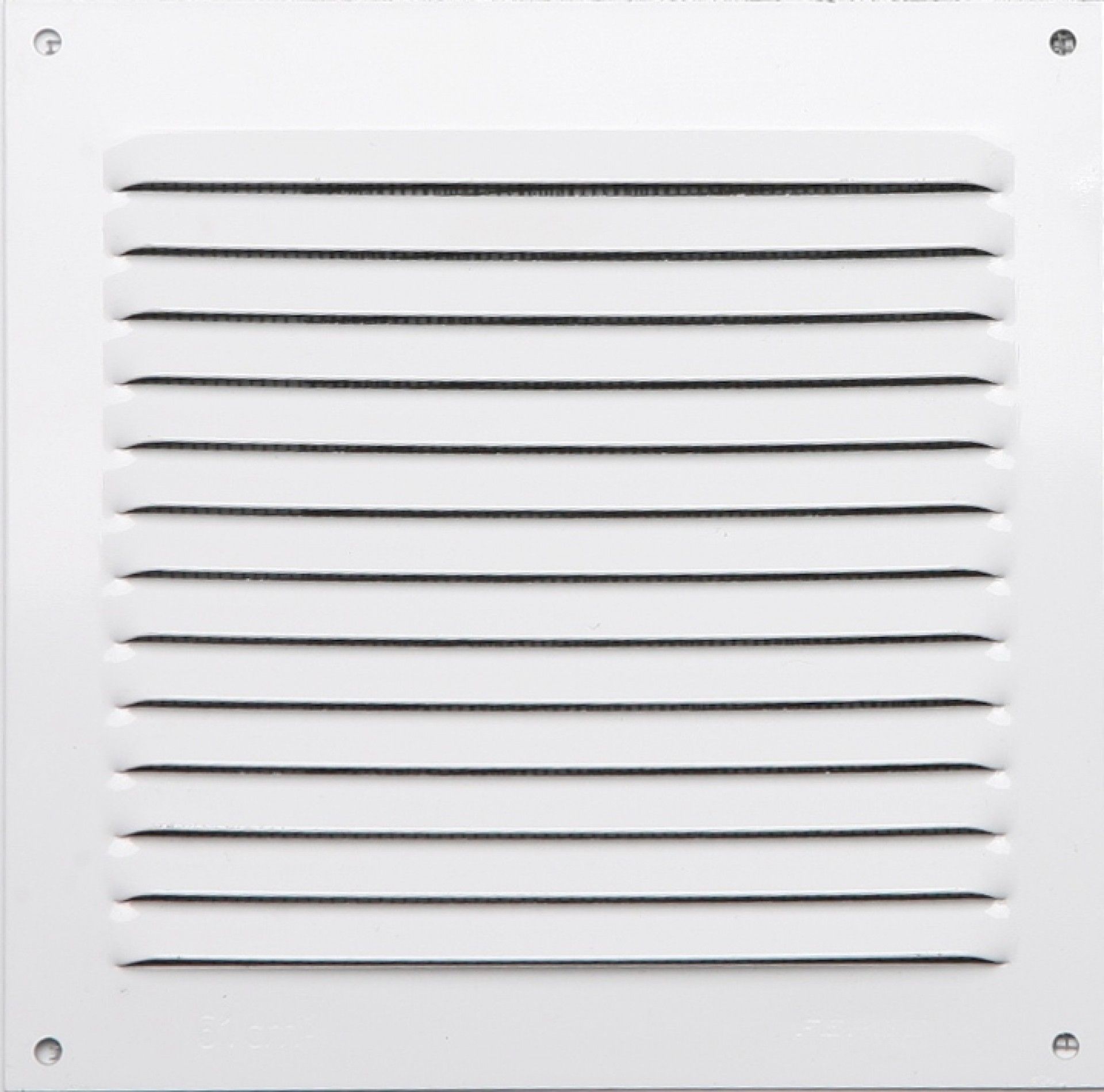 Grelha Maxmat Aluminio Lacada Branca 15x15cm