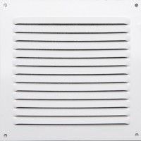 Grelha Maxmat Aluminio Lacada Branca 15x15cm Grelha Maxmat Aluminio Lacada Branca 15x15cm