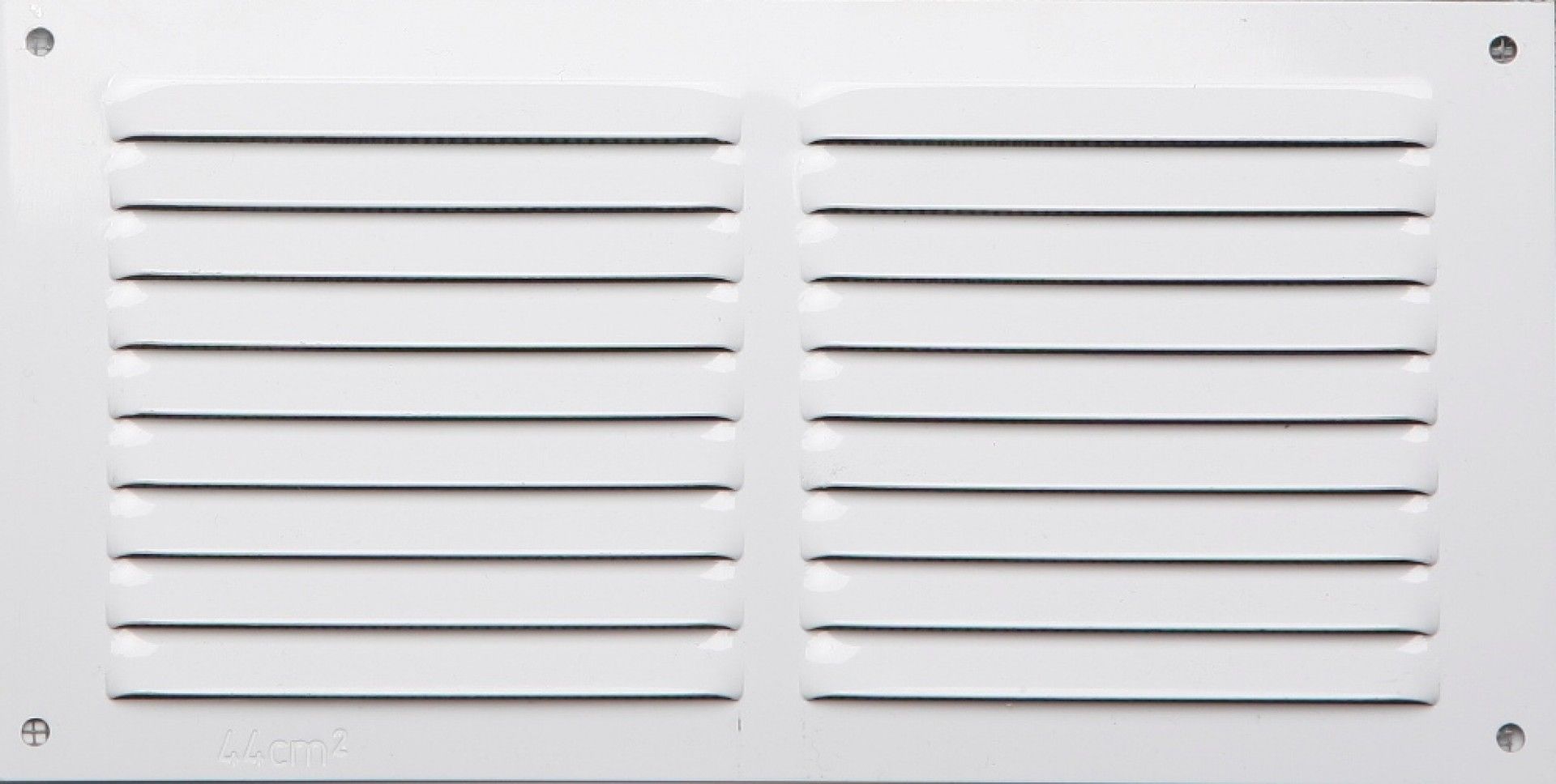 Grelha Maxmat Aluminio Lacada Branca 10x20cm