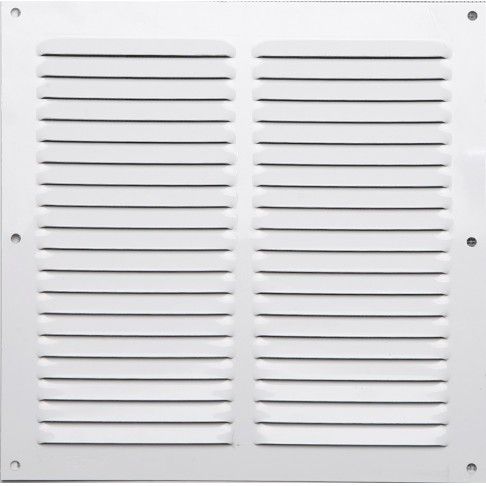 Grelha Maxmat Aluminio Lacada Branca 20x20 Cm Grelha Maxmat Aluminio Lacada Branca 20x20 Cm