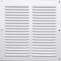Grelha Maxmat Aluminio Lacada Branca 20x20 Cm Grelha Maxmat Aluminio Lacada Branca 20x20 Cm