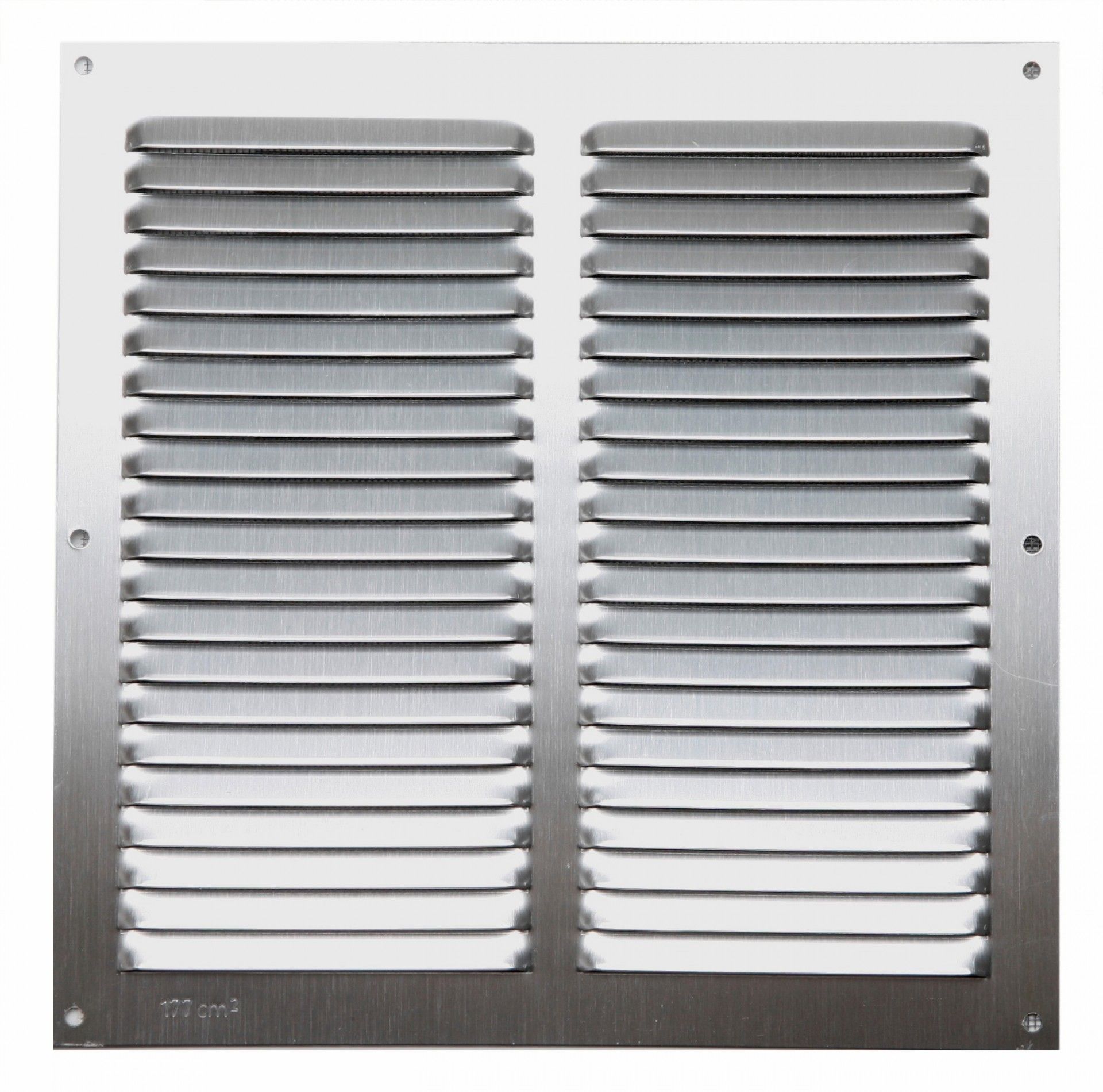 Grelha S/ Rebordo Maxmat Alumínio 25x25cm