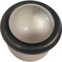 Batente De Porta Ø28x30mm Latão Niquelado Batente De Porta Ø28x30mm Latão Niquelado