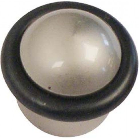 Batente De Porta Ø28x30mm Latão Niquelado Batente De Porta Ø28x30mm Latão Niquelado