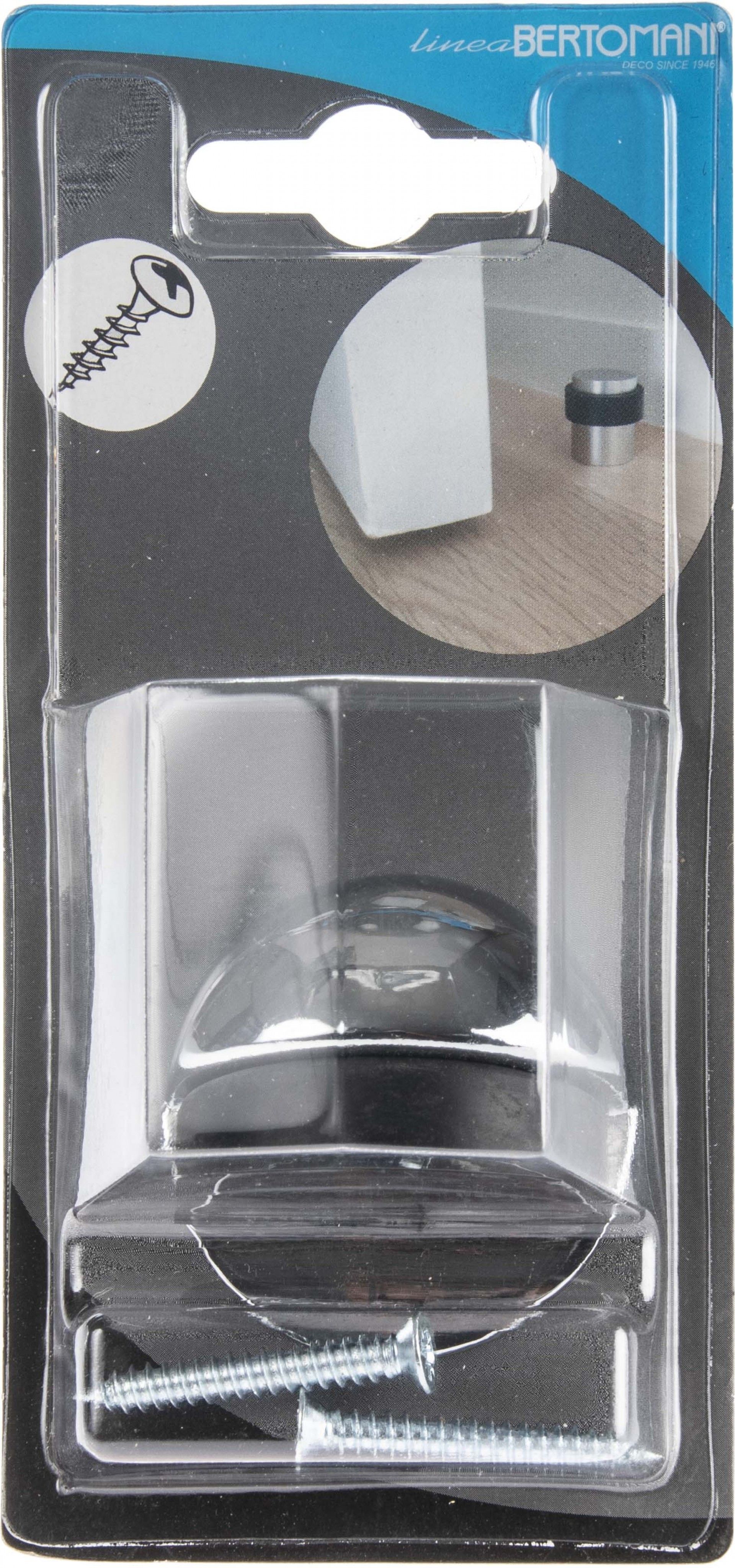 Batente De Porta Latão Cromado