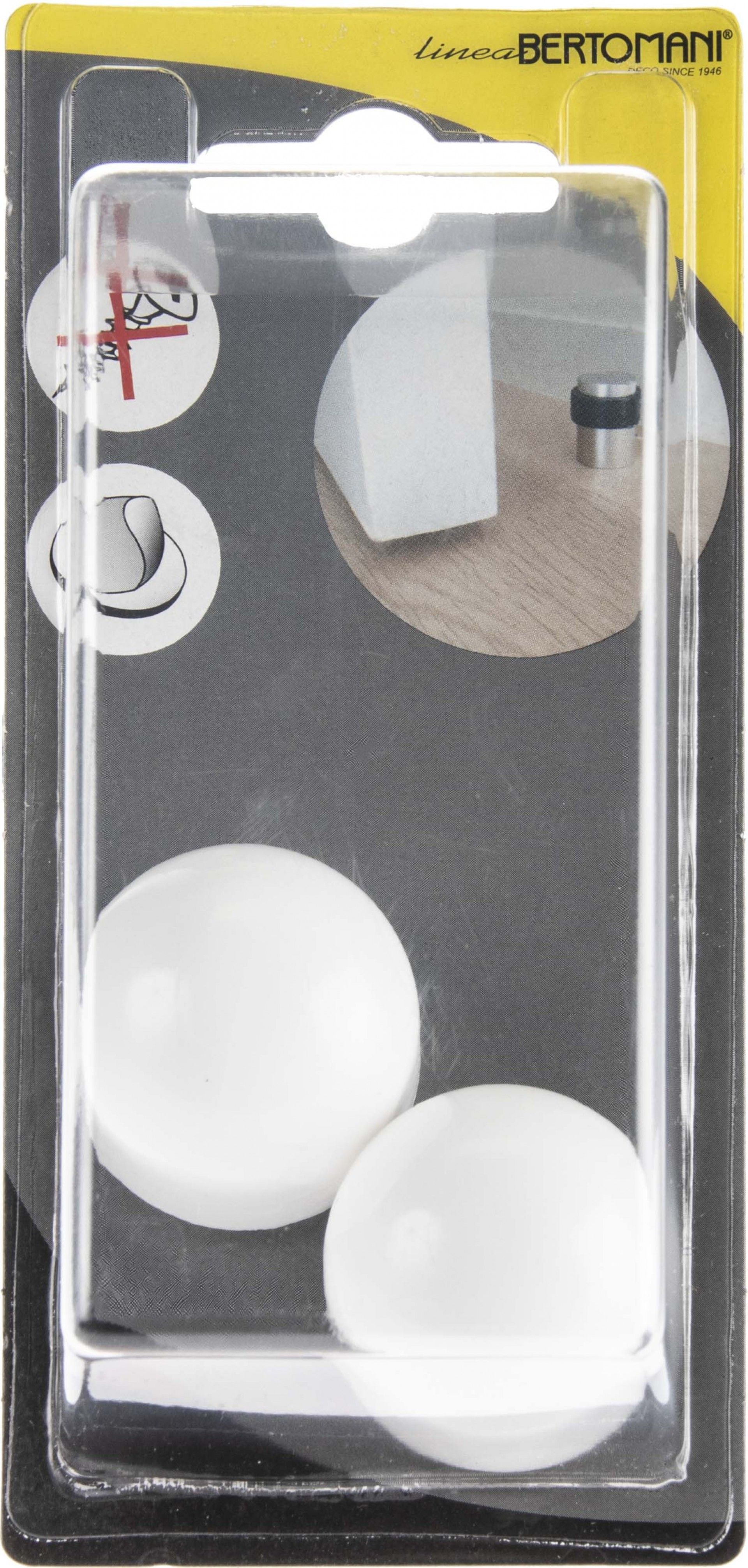 Batente Porta Adesivo 33mm Branco 6un