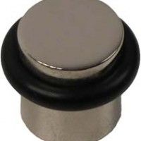 Batente Porta 20mm 6un Latão Niquelado Batente Porta 20mm 6un Latão Niquelado