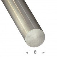 Perfil Tubo Inox Ø8mm 1m Inox Mate Perfil Tubo Inox Ø8mm 1m Inox Mate