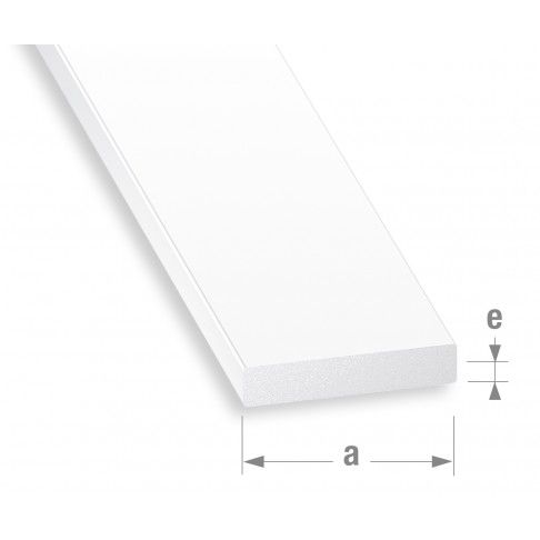 Perfil Plano Pvc 40x3mm 2m Branco Perfil Plano Pvc 40x3mm 2m Branco