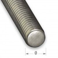 Varão Roscado Aço Zincado 14mm 1m Varão Roscado Aço Zincado 14mm 1m