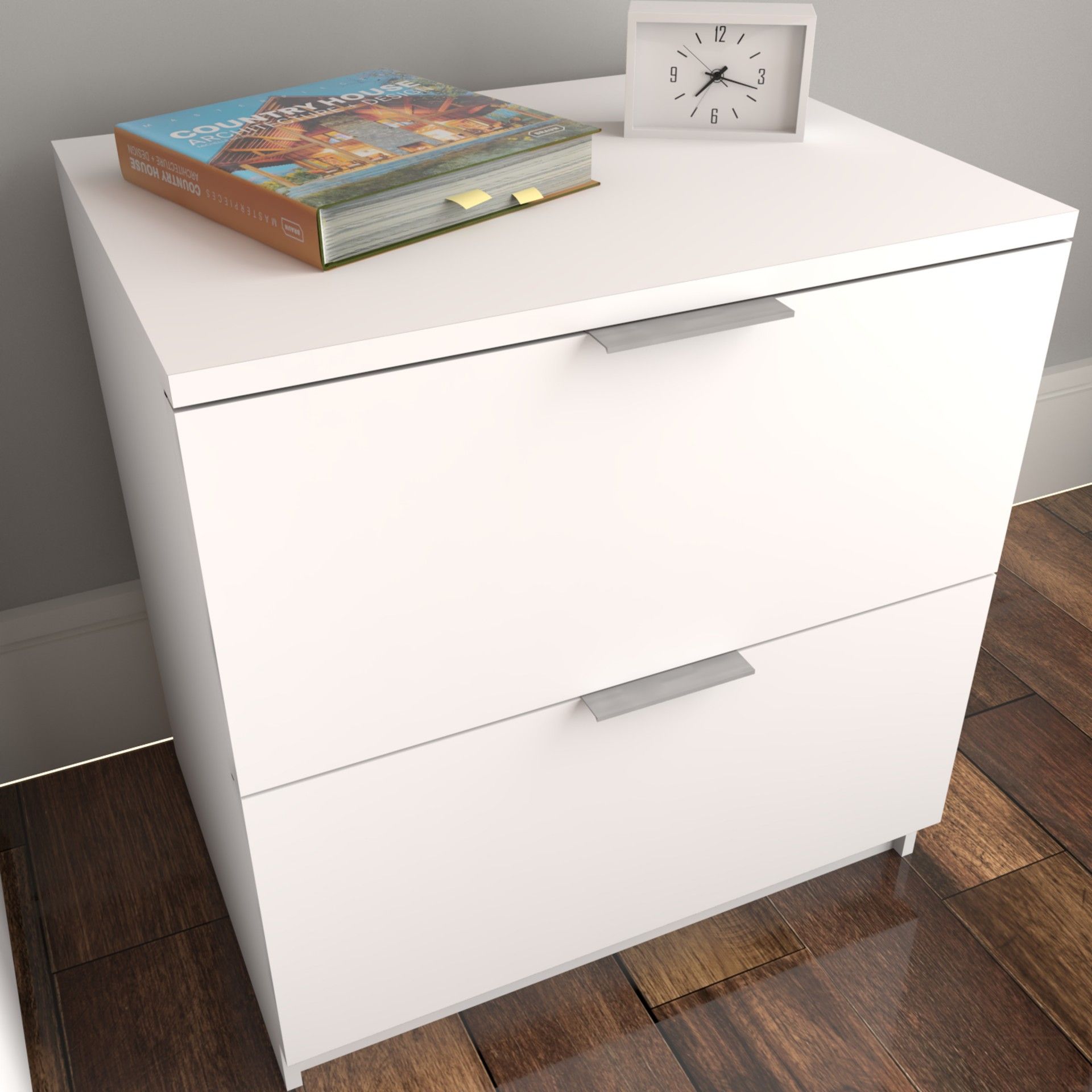 Mesa Cabeceira Paris 48x50x36cm Branco