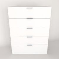 Cómoda Paris 92x70x35cm Branco Cómoda Paris 92x70x35cm Branco