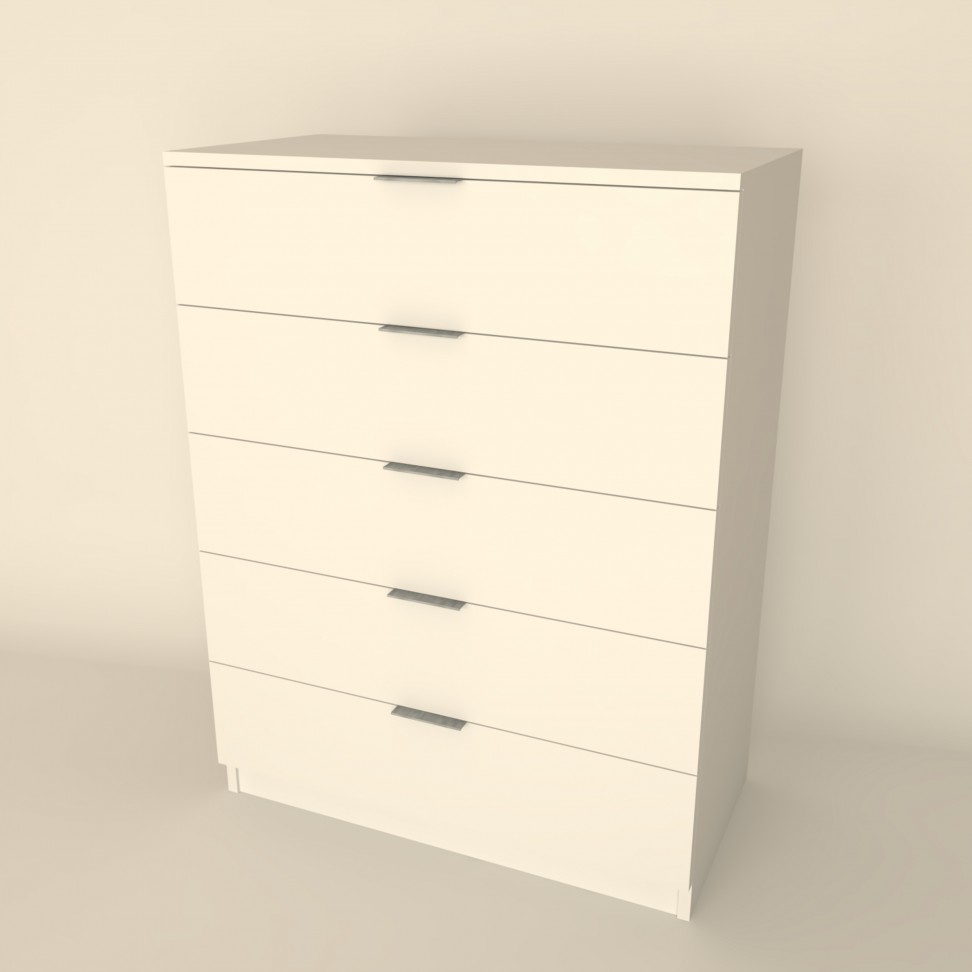 Cómoda Paris 92x70x35cm Branco Cómoda Paris 92x70x35cm Branco