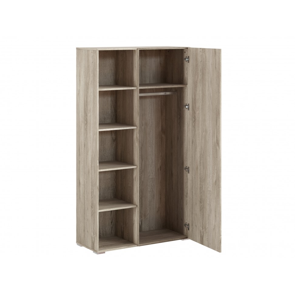 Roupeiro Roma 180x100x40cm Carvalho