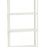 Estante 4 Prateleiras 150x75x30cm Branca Estante 4 Prateleiras 150x75x30cm Branca