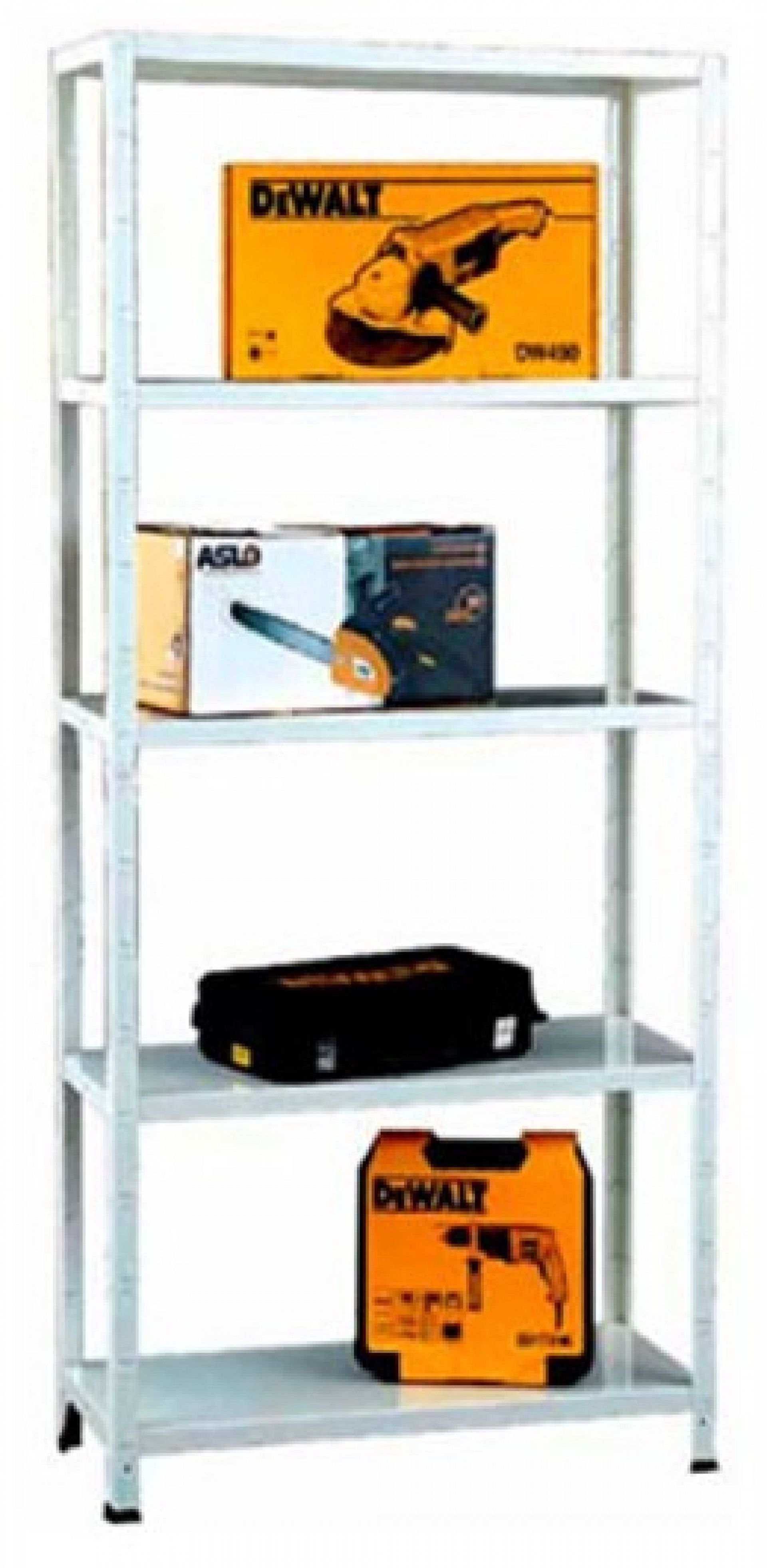 Estante 5 Prateleiras 180x90x40cm Branco