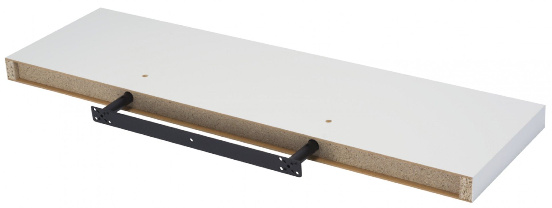 Prateleira Fixação Invisível 3,8x80x23,5cm Branco