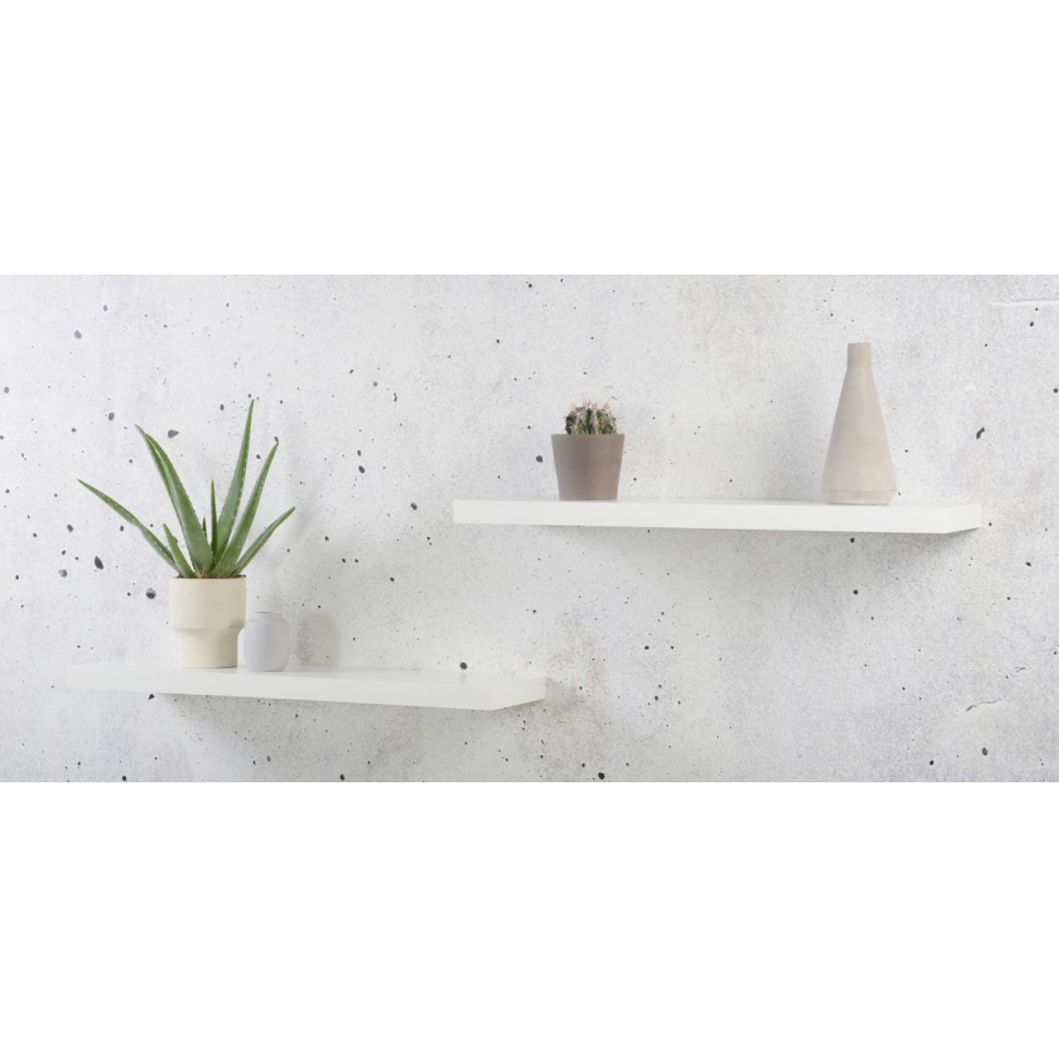 Prateleira Fixação Invisível 3,8x80x23,5cm Branco Prateleira Fixação Invisível 3,8x80x23,5cm Branco
