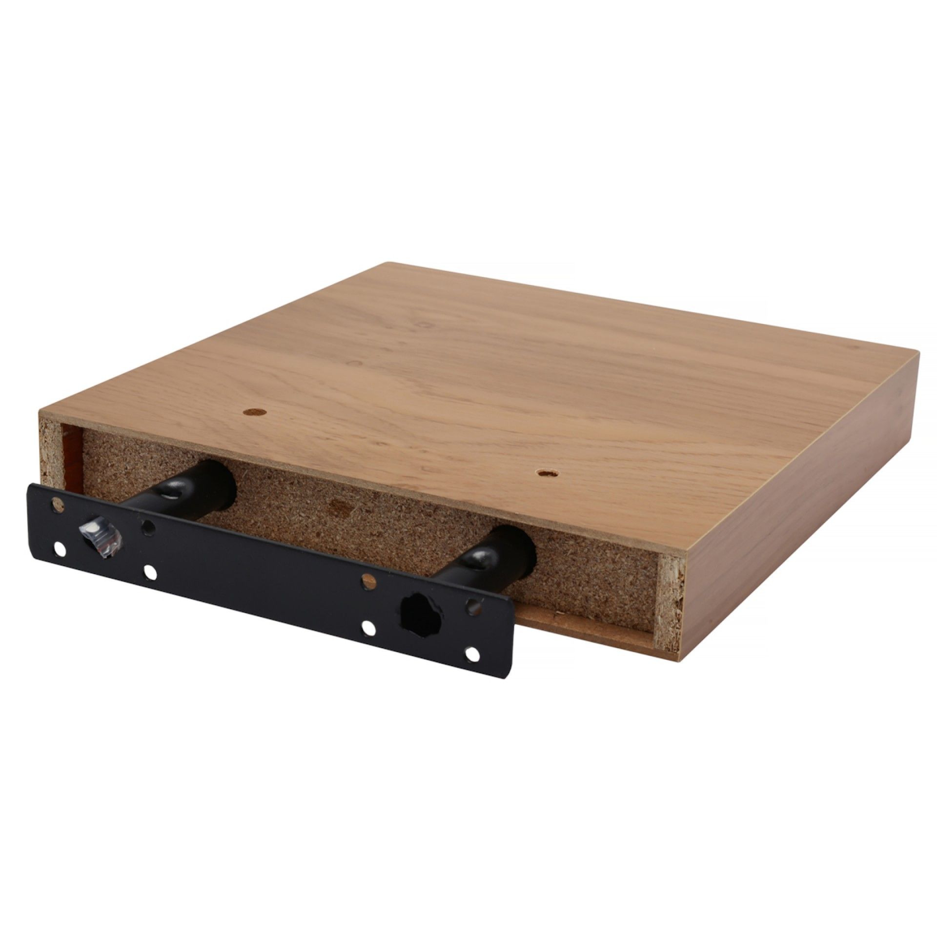 Prateleira Fixação Invisível. 23,5x23,5 Carvalho