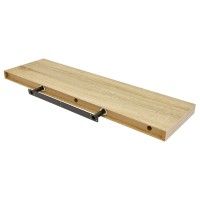 Prateleira Fixaçãoaçao Invisível 3,8x80x23,5 Carvalho Prateleira Fixaçãoaçao Invisível 3,8x80x23,5 Carvalho