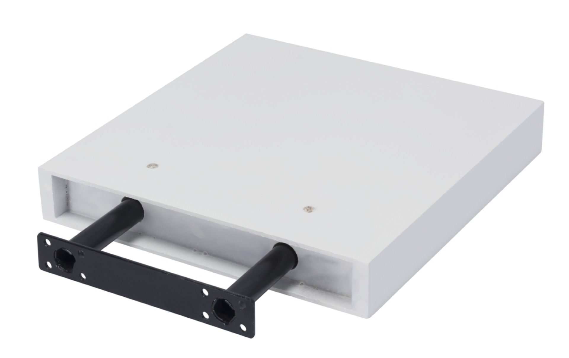 Prateleira Fixação Invisível 23.5x23.5x3.8cm Branco Lacado