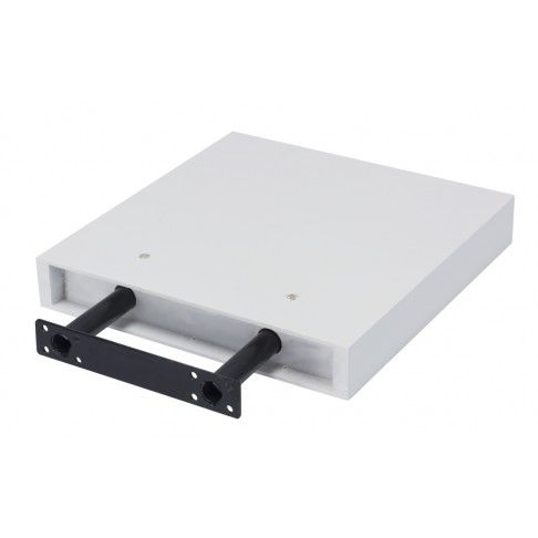 Prateleira Fixação Invisível 23.5x23.5x3.8cm Branco Lacado Prateleira Fixação Invisível 23.5x23.5x3.8cm Branco Lacado