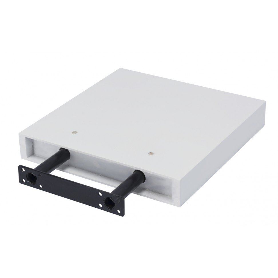 Prateleira Fixação Invisível 23.5x23.5x3.8cm Branco Lacado Prateleira Fixação Invisível 23.5x23.5x3.8cm Branco Lacado
