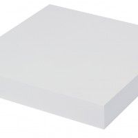 Prateleira Fixação Invisível 23.5x23.5x3.8cm Branco Lacado Prateleira Fixação Invisível 23.5x23.5x3.8cm Branco Lacado