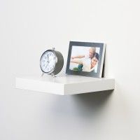 Prateleira Fixação Invisível 23.5x23.5x3.8cm Branco Lacado Prateleira Fixação Invisível 23.5x23.5x3.8cm Branco Lacado