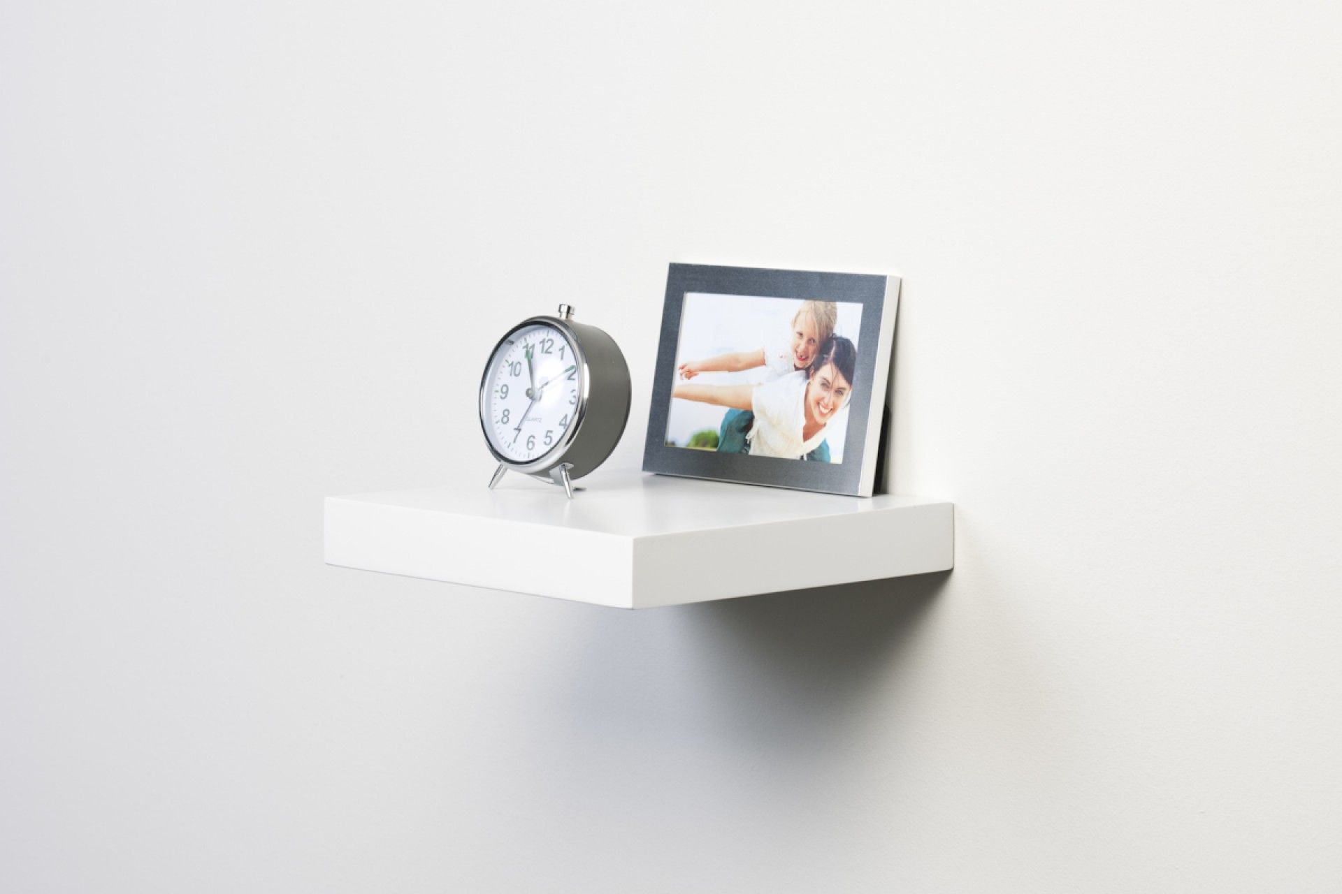 Prateleira Fixação Invisível 23.5x23.5x3.8cm Branco Lacado