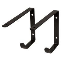 Poleia 3mm 22x14.5cm Preto 2 unidades Poleia 3mm 22x14.5cm Preto 2 unidades