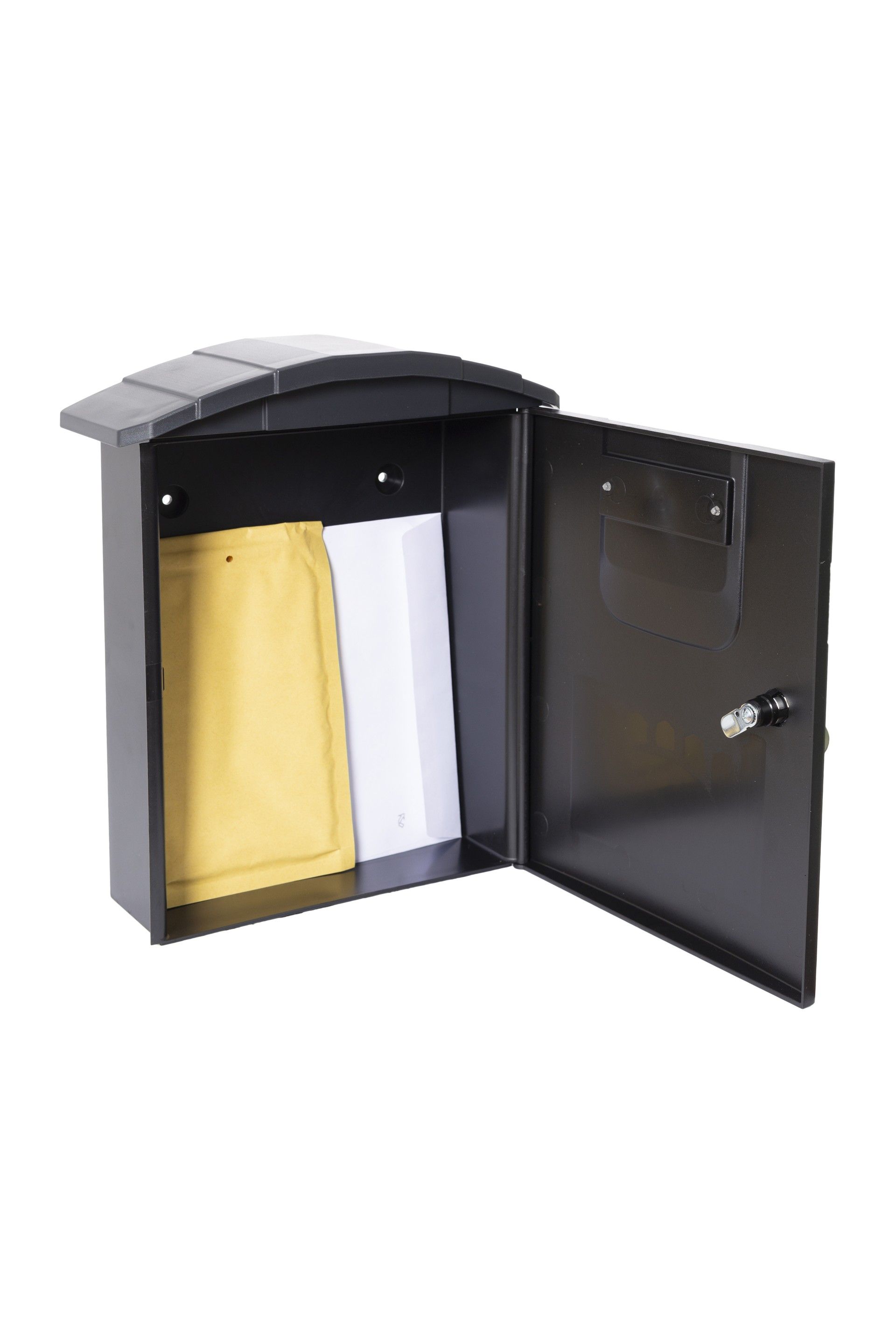 Caixa Correio Costa Pvc Preto