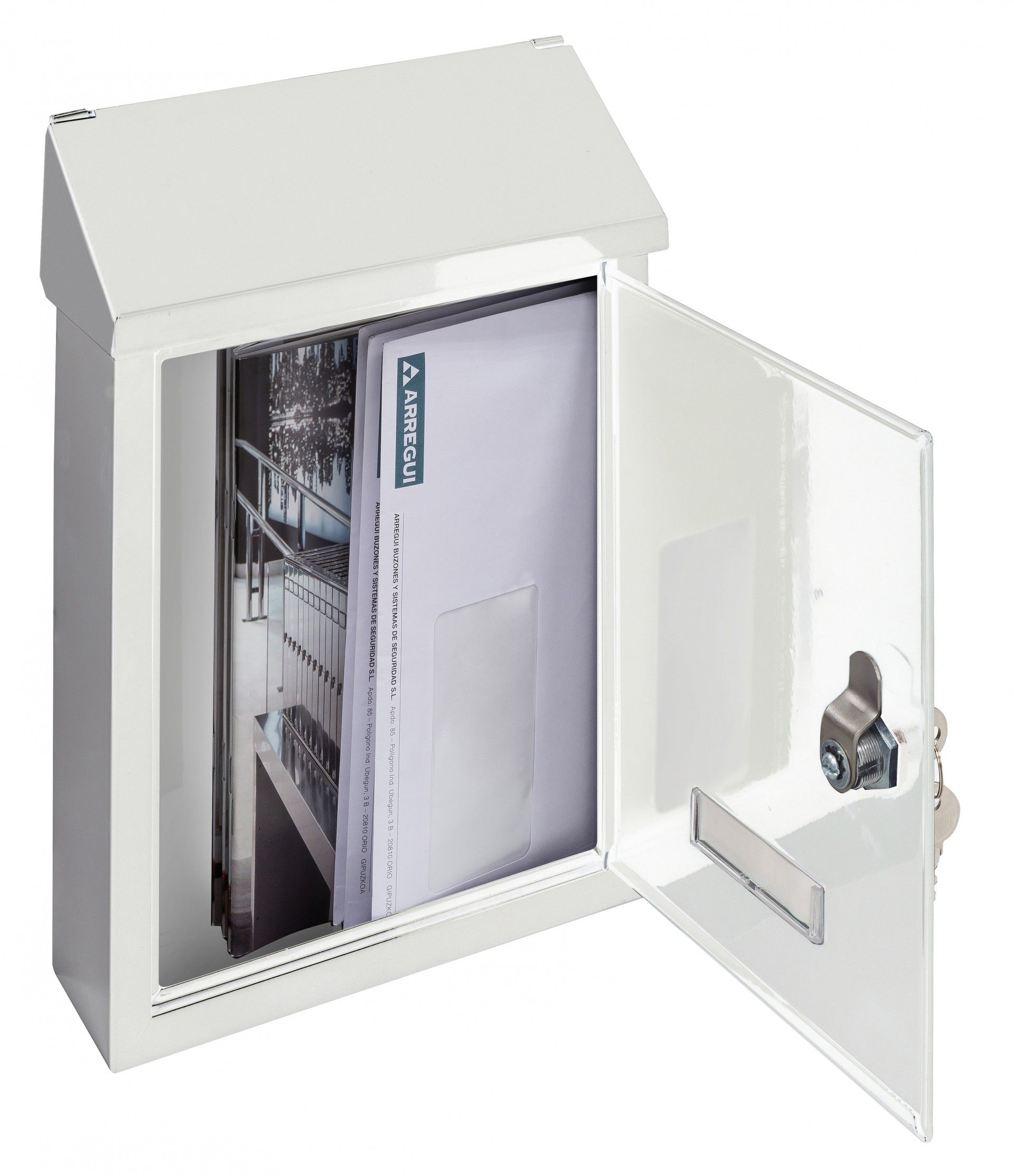 Caixa Correio Smart Aço Branco