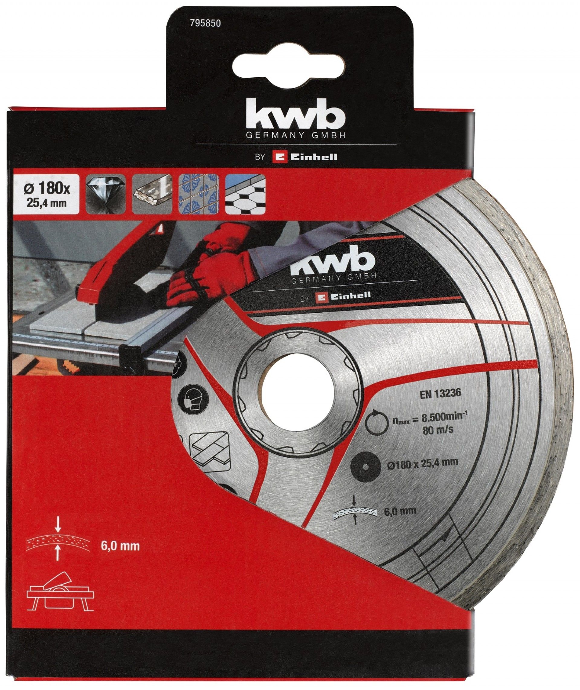 Disco Diamante 180*25,4mm