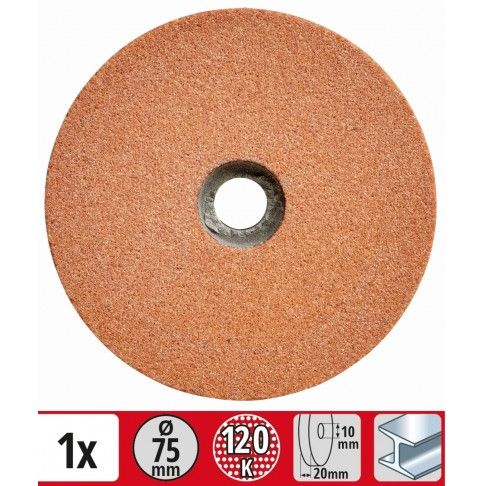 Mó Abrasiva 75x10x20mm G120 Mó Abrasiva 75x10x20mm G120