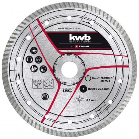 Disco Diamante 200x25,4 Cer Te-Tc 620 U Disco Diamante 200x25,4 Cer Te-Tc 620 U